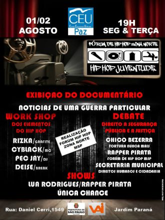 Fórum de Hip Hop da Zona Norte flyer