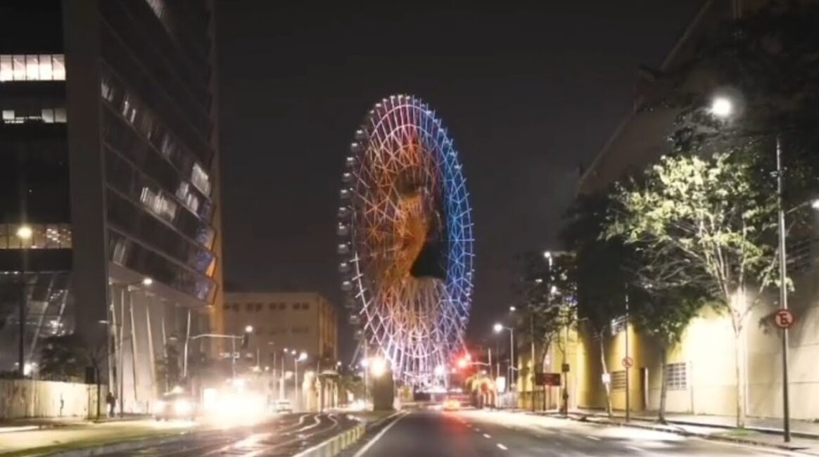 Ludmilla divulga "TIC TAC" em roda gigante no Rio De Janeiro