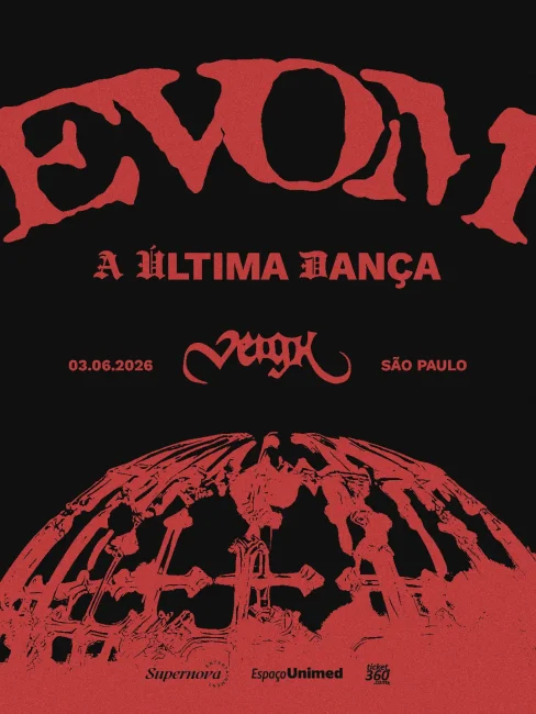 Veigh anuncia a gravação do audiovisual "EVOM – A Última Dança" em São Paulo