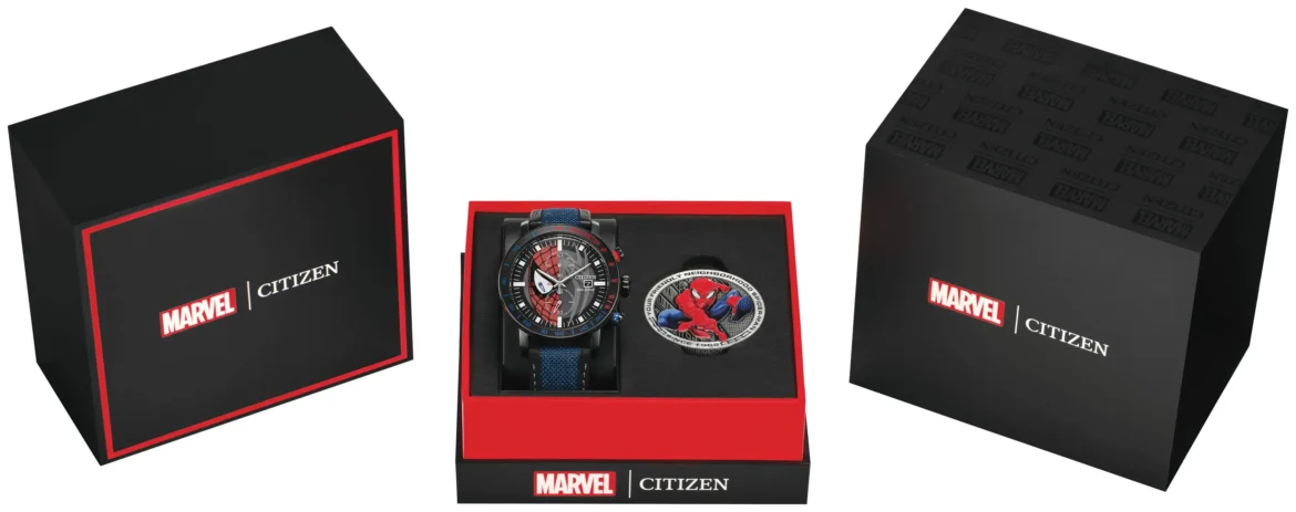 Citizen traz ao Brasil coleção Marvel de relógios do Homem-Aranha