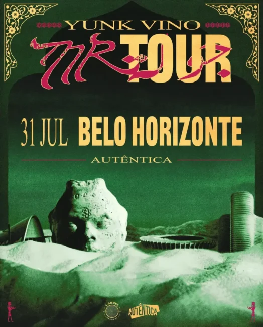 Yunk Vino leva MR. TOUR a Belo Horizonte com participações de Sidoka e Dessiiik